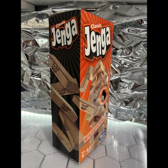 Jenga Classic Games with Real Hardwood Blocks - Picture 2 of 4
